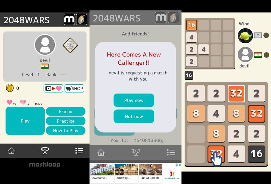 GUERRES 2048 - 2048 en ligne