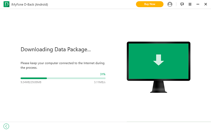 iMyFone D-Back App Downloading Data Package