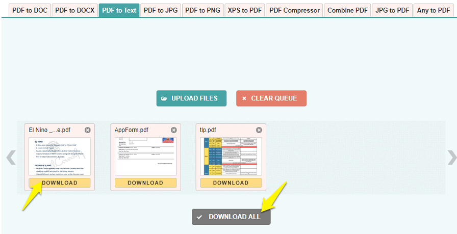 convertir PDF en texto en línea gratis