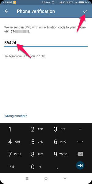 Cambia numero di telefono su Telegram Android iOS