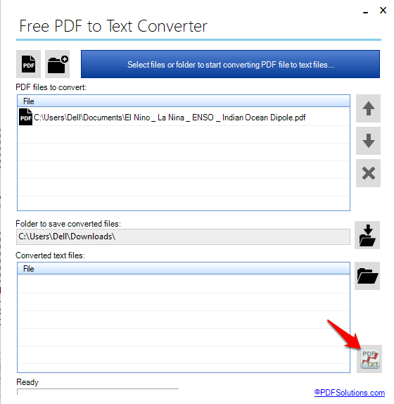software gratuito de conversión de PDF a texto