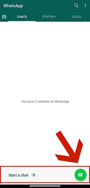 Verifique a conta do WhatsApp para continuar o processo de backup