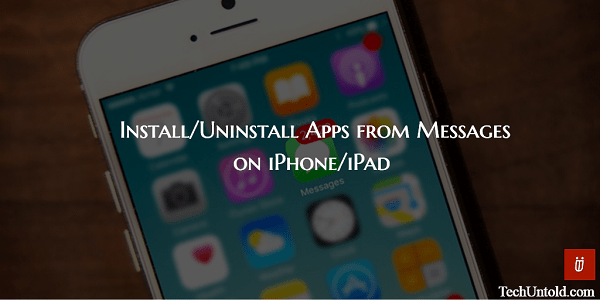 Agregar o quitar aplicaciones de Mensajes en iPhone/iPad
