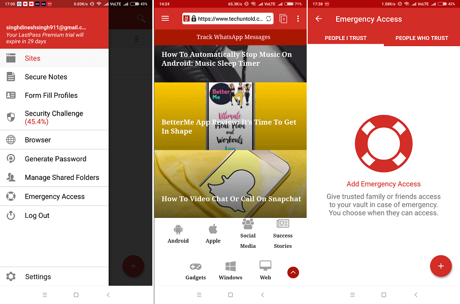 LastPass 的附加功能 - 最佳密碼管理器應用程序