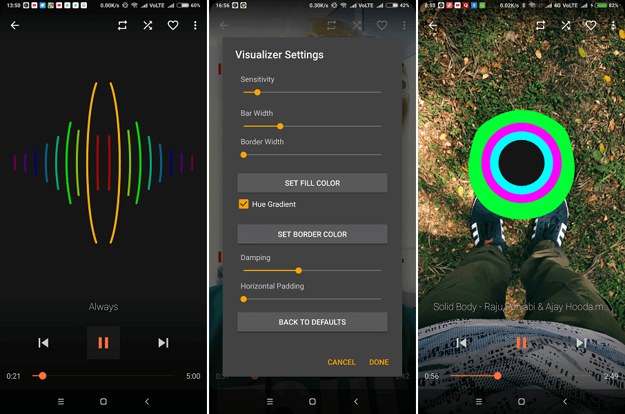 Android 音乐可视化工具 -AudioVision 音乐播放器