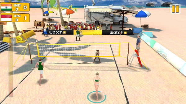 Beachvolleybal 3D-spel