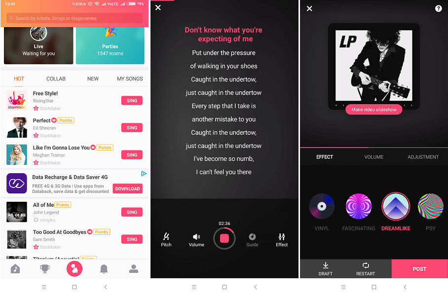 适用于 Android iPhone 的最佳卡拉 OK 应用程序 - StarMaker