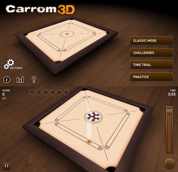 Carrom 3D - beste carrom-bord-apps voor Android