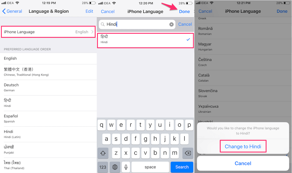 在 iPhone 上更改 WhatsApp 语言