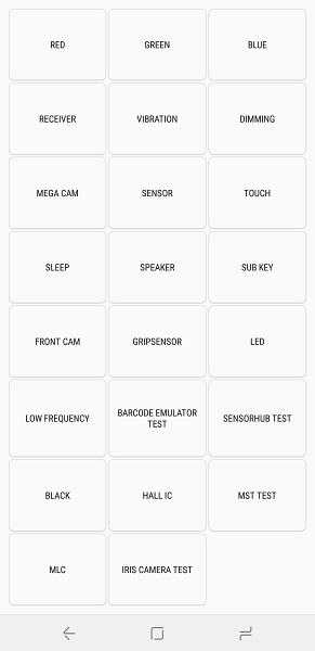 Controleer sensoren en hardware van smartphones - diagnostisch hulpprogramma van Samsung