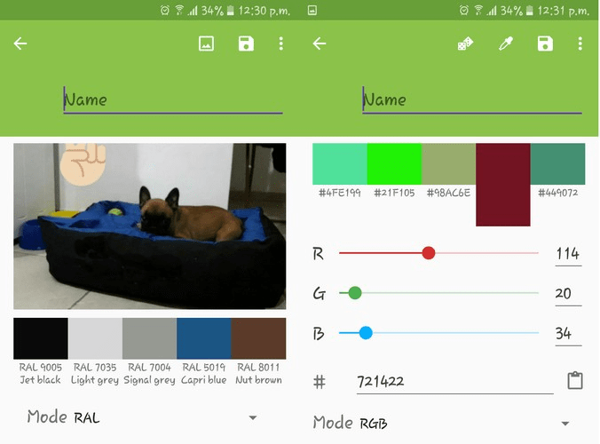 Color Harmony Farbanpassungs-App