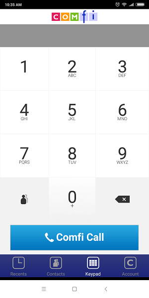 Comfi Dialer