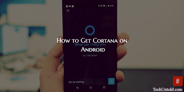 安卓上的 Cortana