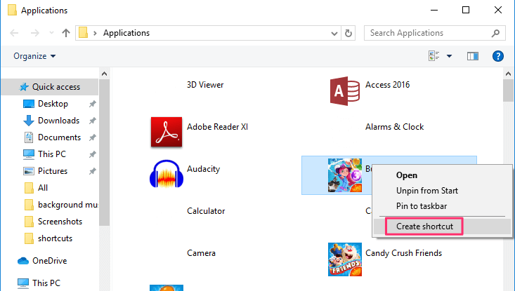 Lag skrivebordssnarveier på Windows