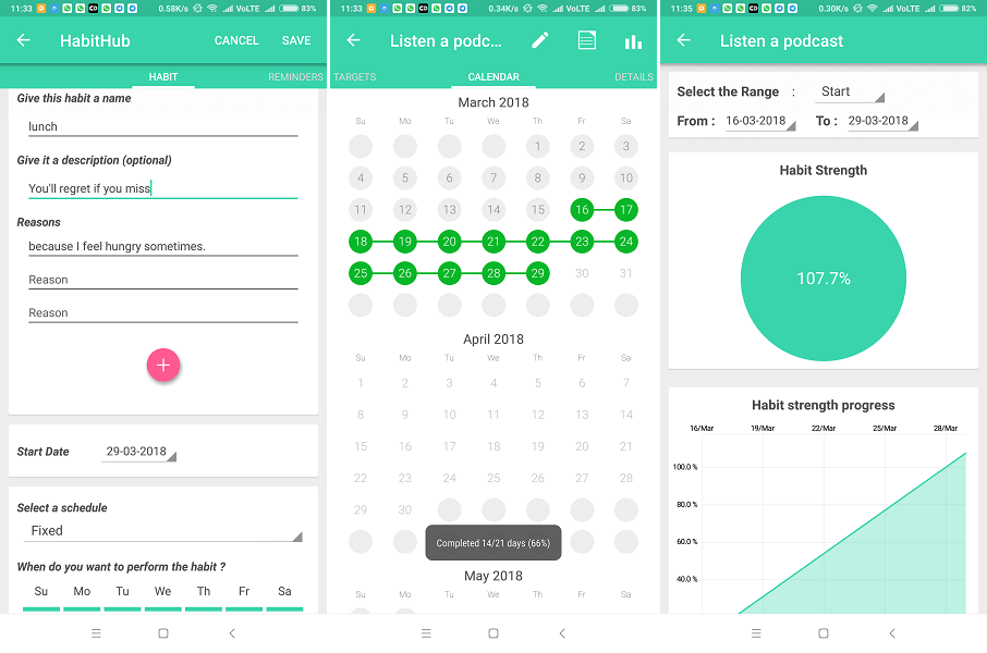 Daglig vane tracker app - HabitHub