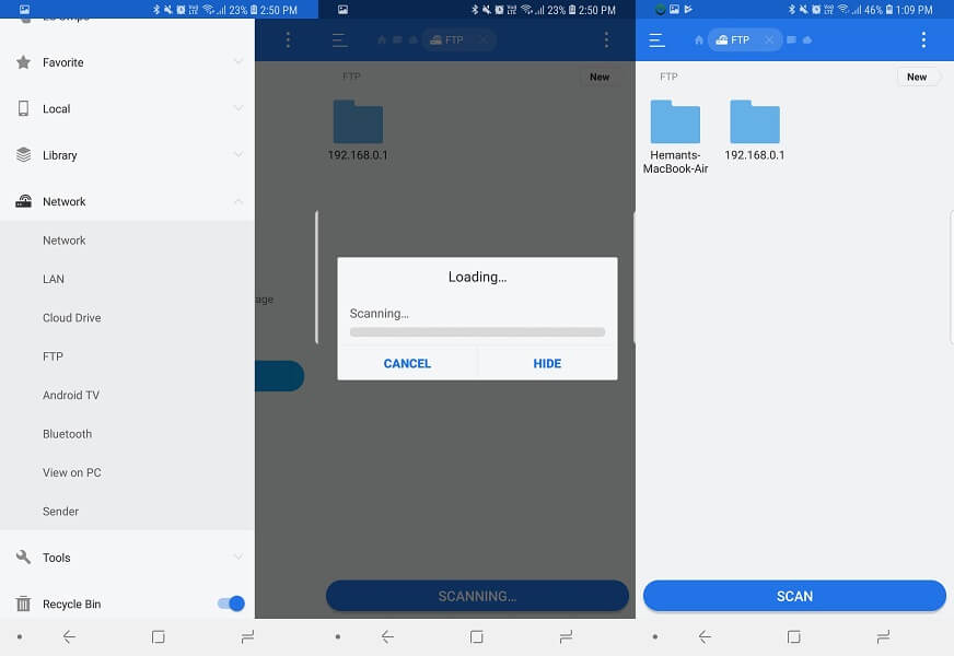 ES File Explorer - meilleur client FTP Android