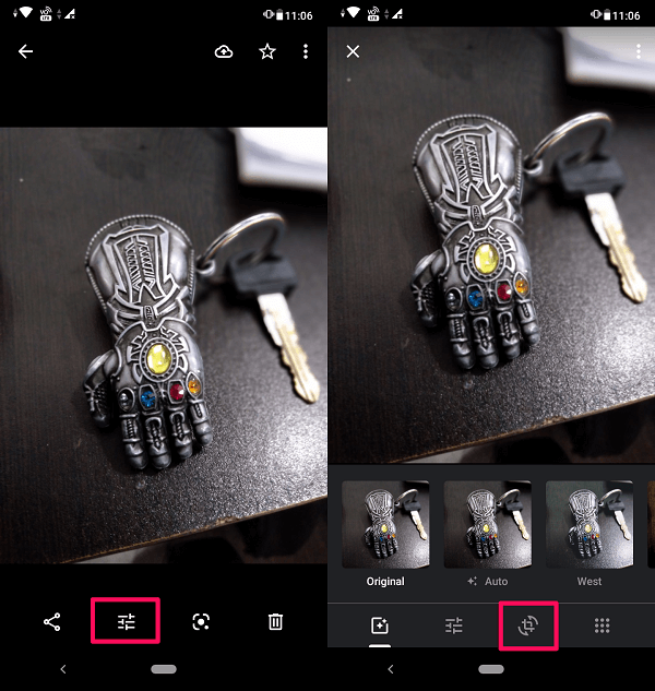 Fotó szerkesztése android