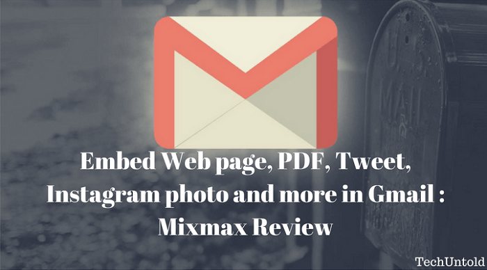 Embed webpagina, PDF, Tweet, Instagram-foto in Gmail
