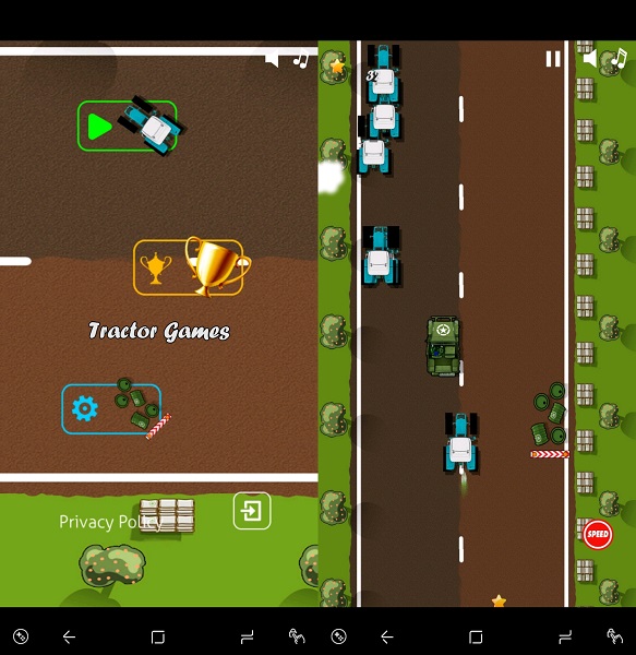 Emerald Games Tractor Mania app - free tractor games for Android