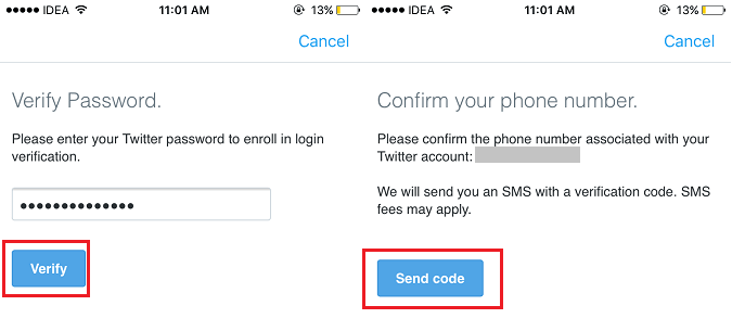 Aktivera Inaktivera Twitter-inloggningsverifiering