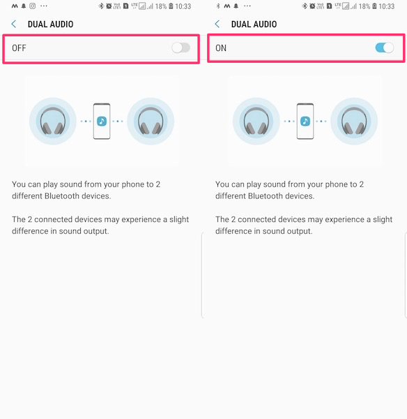在 S8 S9 S9+ 上启用双音频
