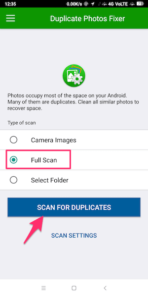 Encuentra y elimina fotos duplicadas en Android