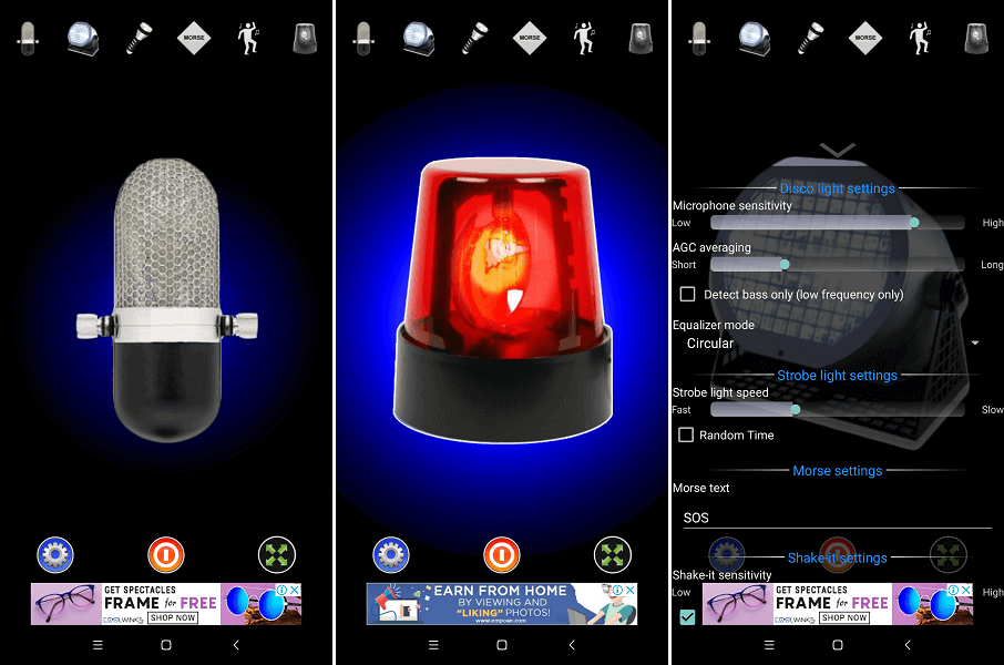 Aplikacja latarki - Latarka LED Disco Light™