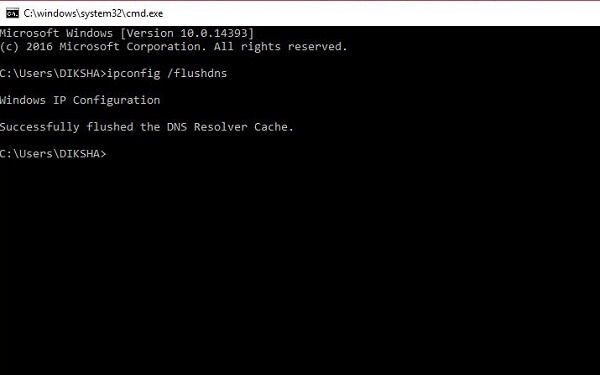 flush DNS