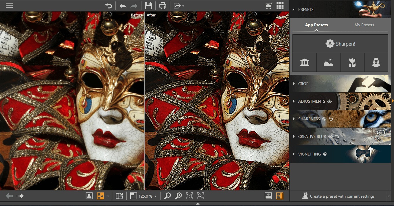 Fotophire - التركيز
