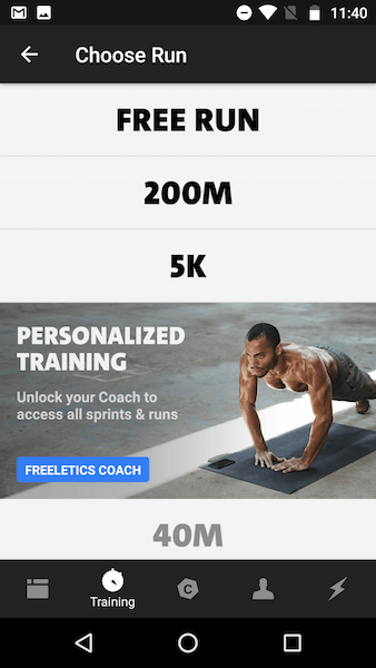Freeletics Review - τρέξιμο