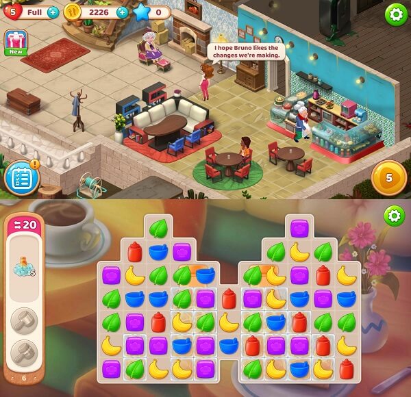 Des jeux comme Homescapes - Manor Cafe