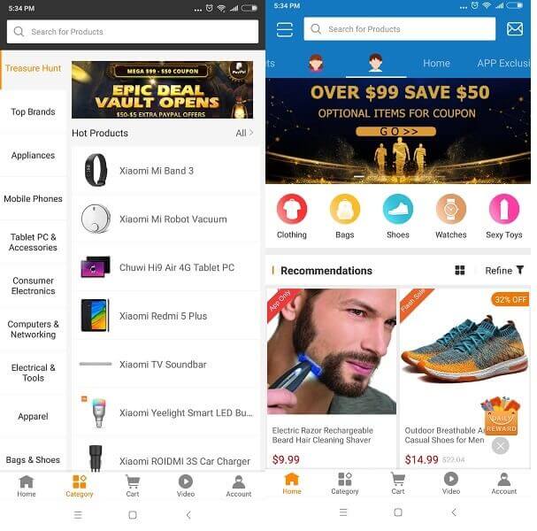 GearBest Online Alışveriş - Wish gibi siteler