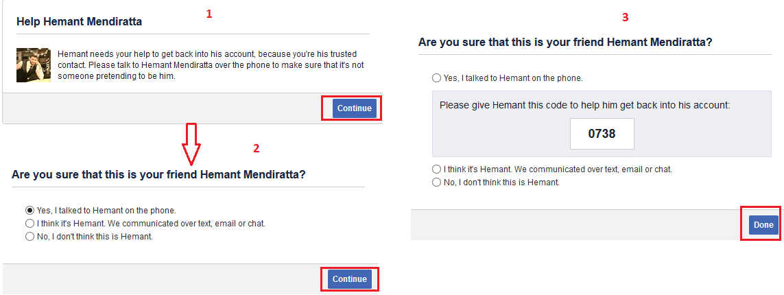 Hoe Facebook vertrouwde contacten te gebruiken