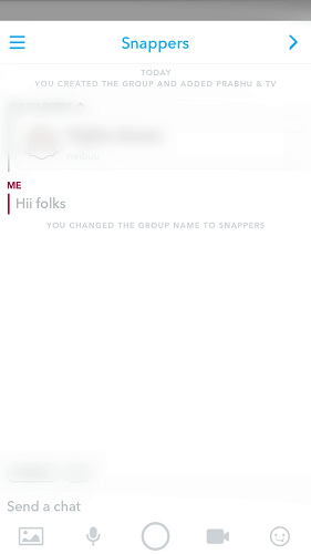 Jak korzystać z czatu grupowego Snapchat