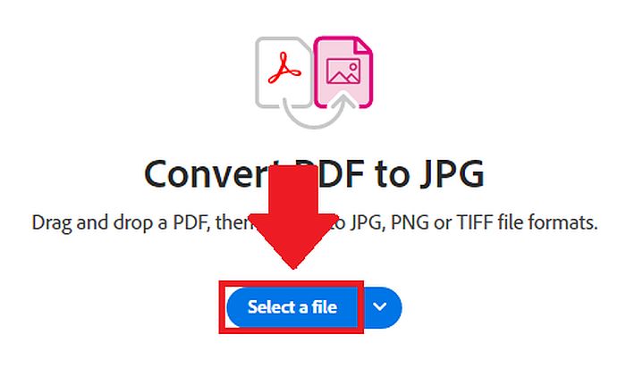 Seleccionar un archivo PDF para convertirlo en Adobe Acrobat