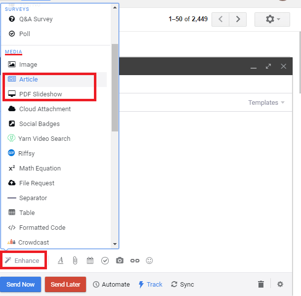 Bädda in PDF i e-post i Gmail