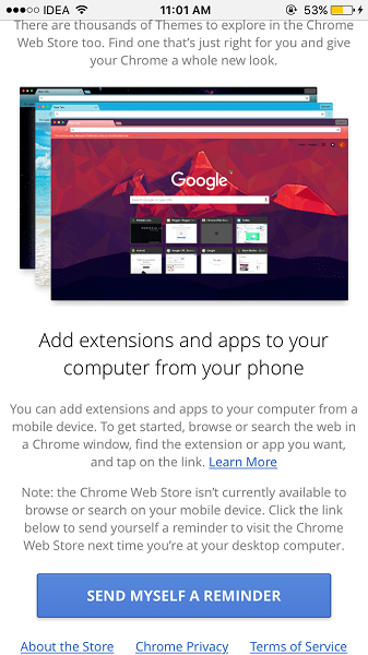 Installer Chrome Extensions eksternt