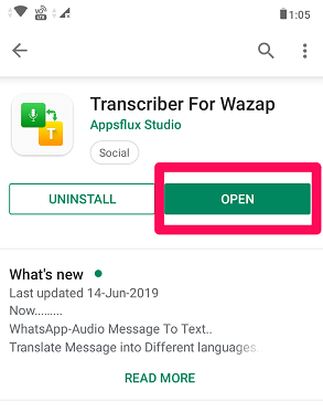 Εγκαταστήστε το wazapp