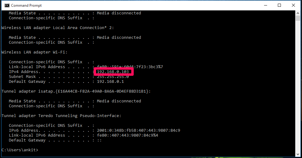 IPv4 ή διεύθυνση IP