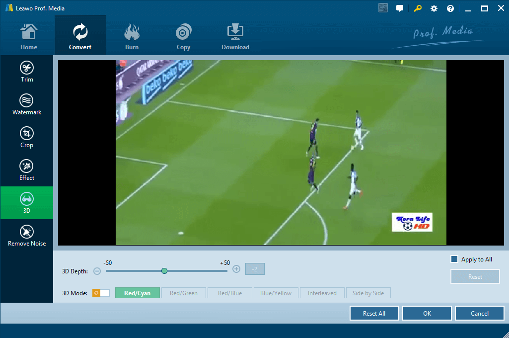 Leawo Video Dönüştürücü - 2D