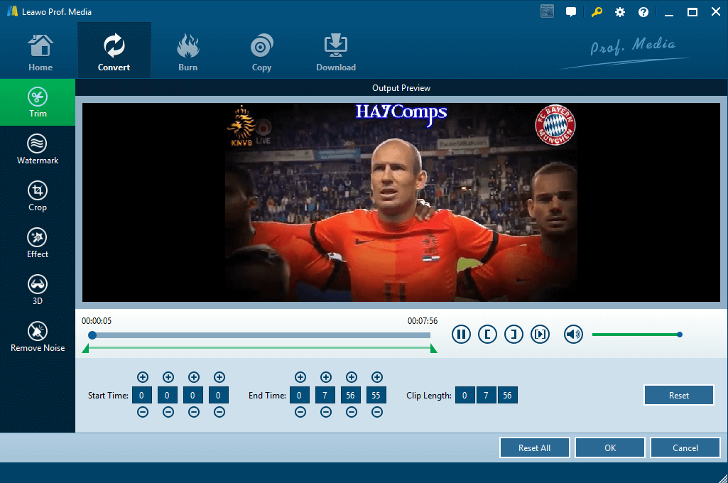 Leawo Video Converter İnceleme- Video düzenleyici