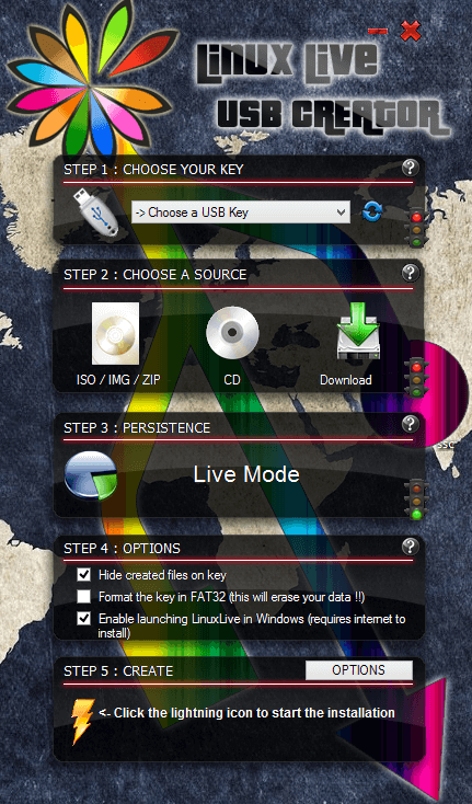 LinuxLive - unetbootin-alternatief voor fedora
