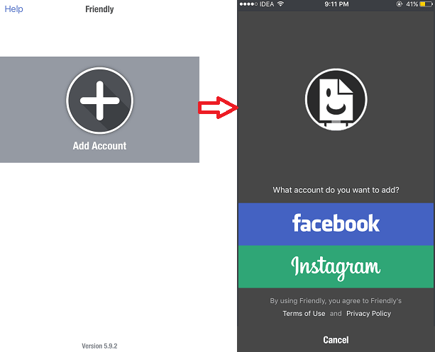 zarządzaj wieloma kontami na Facebooku iphone