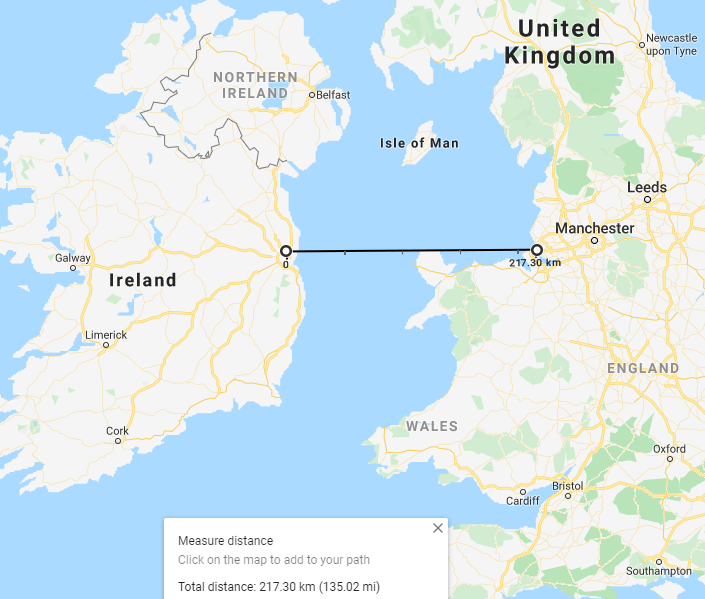Mesurer la distance sur Google Maps