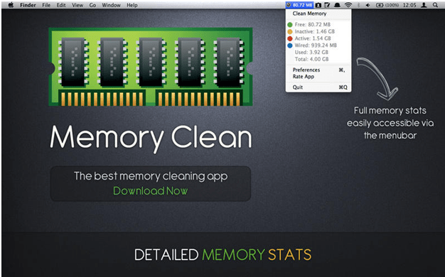 Limpieza de memoria para Mac