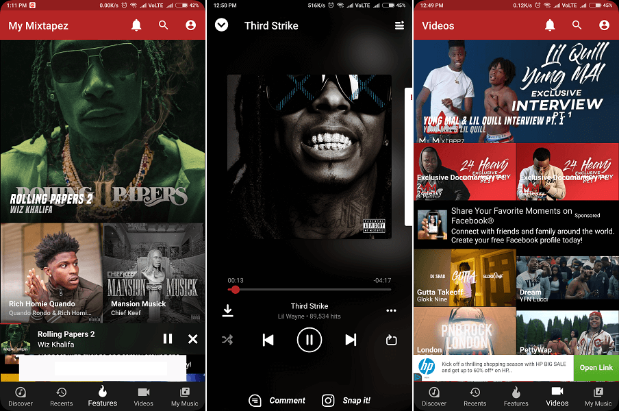My Mixtapez - Soundcloud 等网站和应用程序