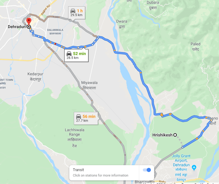 Navigation sur Google Maps