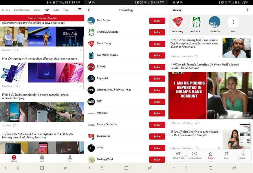 News Republic - تطبيقات مثل appy geek