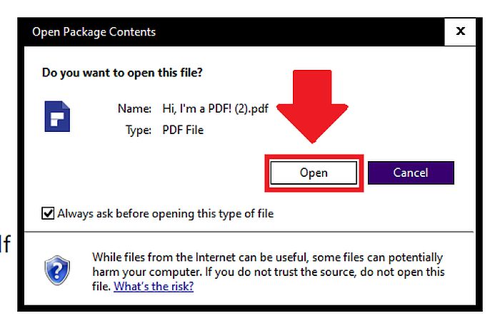 Abrir el archivo PDF insertado en un documento de Word