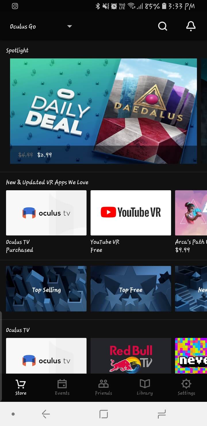 Oculus - melhores aplicativos de realidade virtual